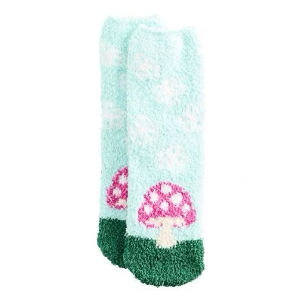 Plush Mush Socks, Mint, OS, NWT